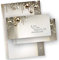 Briefpapier Weihnachten Set NOBLESSE 25 Sets elegantes Weihnachtsbriefpapier Design DIN A4 - mit Umschlag ohne Fenster