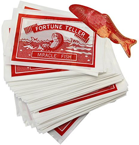 Spiritual Imports 3562 Fortune Teller Miracle Fish, White and Red