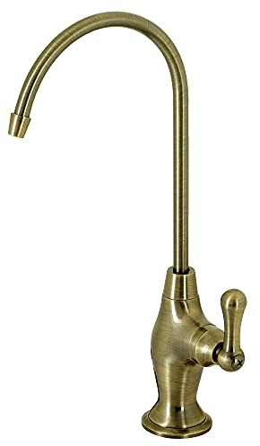 Kingston Brass KS3193AL Robinet d'eau 1/4 de tour en laiton antique