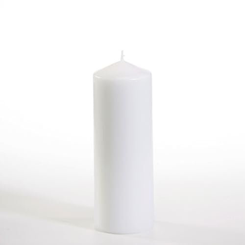 PAPSTAR 1 Karton = 10xStumpenkerze Ø 60 mm · 165 mm Weiss 13605