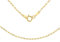 CARISSIMA Damen 9k (375) Gelbgold 0.9mm Flach Rambo Kette 1.16.2033 41cm/16zoll