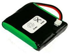 Akku für Audioline DECT 580 mit 2,4V 500mAh NI-MH