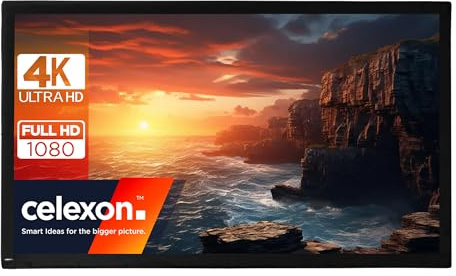 celexon Mobile Expert Rear projection Inflatable Outdoor -Fabric 190 | 406x254 cm 16:10 | 4K Full HD | For changing & replacing the fabric of the celexon Mobile Expert folding frame screen