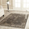SAFAVIEH Traditionell Teppich für Wohnzimmer, Esszimmer, Schlafzimmer - Vintage Collection, Kurzer Flor, Weiches Anthrazit, 122 X 170 cm
