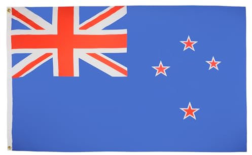 AZ FLAG - Flagge Neuseeland - 90x60 cm - Neuseeländische Fahne 60 x 90 Cm Feiner Polyester - Flaggen