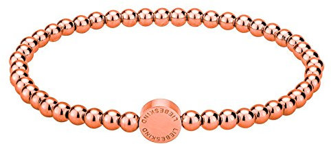 Liebeskind Berlin Beads-Armband aus Edelstahl mit Logotag