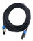 Pronomic pro-line BOXSP1-15 Lautsprecherkabel 2x 1,5 mm² - Professionelles Boxenkabel für DJ & PA - Länge: 15 m - Stecker: 2-Pol Speakon-kompatibel - Spannzangen-Zugentlastung - Schwarz