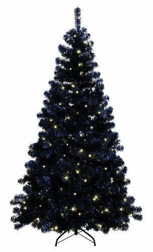 Best Season 608-14 LED Ottawa Prelit-Tree beleuchtet, schwarz