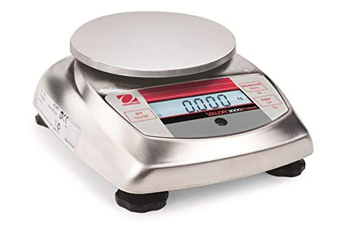 OHAUS V31XH202 Valor 3000 Tischwaage, 200g Kapazität, 0,01g Ablesbarkeit
