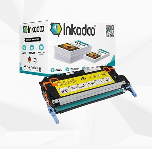 Inkadoo Toner für Canon 1659B002 / 711Y i-SENSYS MF 9100 Series Color imageCLASS MF 9150 c i-SENSYS MF 9280 cd Gelb Tonerkartusche, Tonerpatronen, Drucker Toner