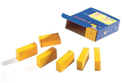 Stockmar Wachsmalblöcke - Einzelfarben - 12 Blöcke, Schwarz