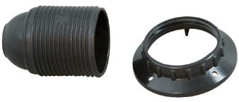 Kopp 212415085 Isolierstoff-Fassung, schwarz