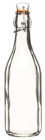 KitchenCraft Home Made Drink/Water Bottle, 5 ml Large Glass Bottle with Stopper