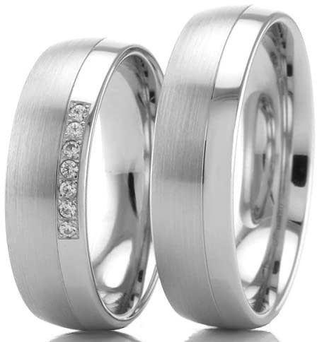 500/- Palladium Trauringe B-48-02629-30