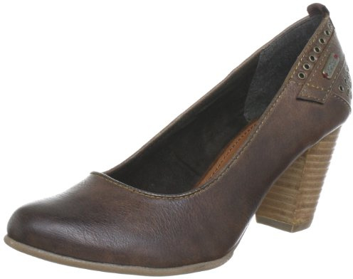 s.Oliver Women's Peeptoe Ballet Flats Peep Toe, Braun Tobacco 319, 10