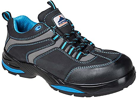 Portwest FC61 Composite Nubuck Leather Low Shoe Slip Oil Textile Lining