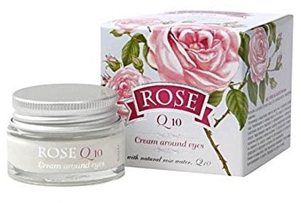 Crème anti rides yeux avec de l'huile de rose, huile d'avocat et Q10, 15 ml