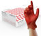 UNIGLOVES Unicare Guanti Monouso in Vinile - Guanti da esame Multiuso, Senza Polvere e Lattice - confezione da 100 Guanti, Rosso, Small (GS0112)