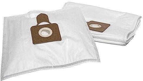 vhbw 10x Sacs compatible avec Hoover Diva DV 00 - DV 100, DV 1100-2099, DV 1124 aspirateur - microfibres non tissées, 28cm x 20cm, blanc