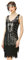 BABEYOND Damen Retro 1920er Stil Flapper Kleider mit Zwei Schichten Troddel V Ausschnitt Great Gatsby Motto Party Kostüm Kleider