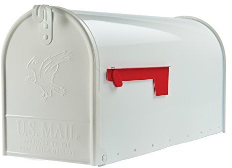 Original U.S. Mailbox - ELITE - Stahl - weiß - Gr. T2