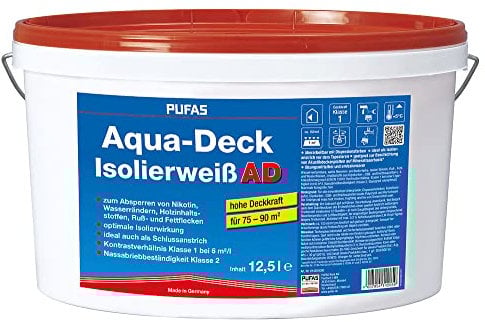 Pufas AquaDeck Isolierweiss ELF 0,750 L