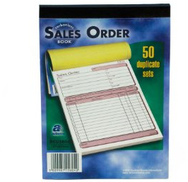 Pukka Pad, NCR Duplicate Sales Order Book 137 x 203mm Pack of 5