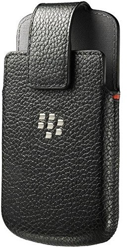BlackBerry ACC-50879-201 Leder Holstertasche mit Gürtelklipp für Q10 schwarz