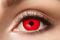 Eyecatcher 84092841.e04 - Farbige Sclera Kontaktlinsen, 1 Paar, für 6 Monate, Rot, Karneval, Fasching, Halloween