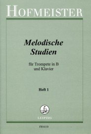 Melodische Studien Band 1: für Trompete und Klavier