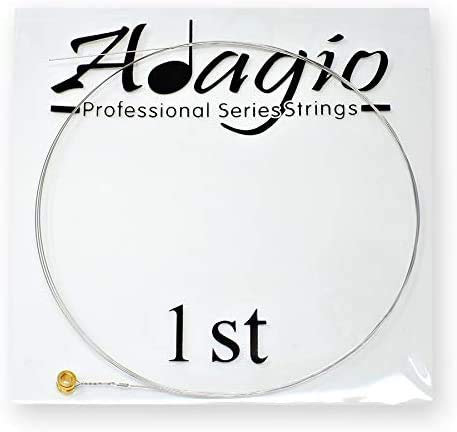 5x corde per chitarra elettrica 009 E ADAGIO singole di ricambio .009 calibro 9