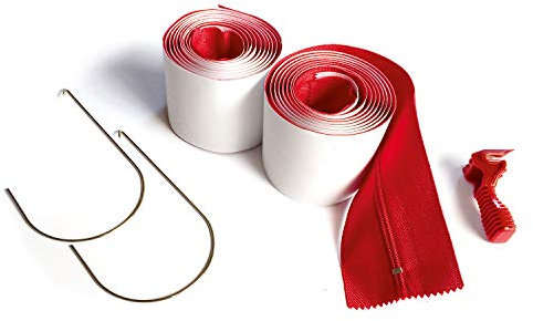 ZipWall 2-Pack Heavy-Duty Zipper for Dust Barriers, HDAZ2