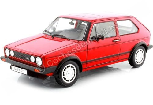 Welly Modellauto 1:18 VW Golf 1 GTI Rot
