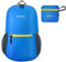 Gonex Ultraleichter Faltbarer Rucksack 20L Tagesrucksack, Praktischer Packbarer Rucksack für Camping, Outdoor, Reisen, Radfahren und Trekking, Blau