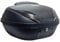 Top Motorradhülle S-Line 52L schwarz M/Carbon DIM:58 x 45 x 32,5 cm (2 Helme) Platine, Rückenstütze und Griff
