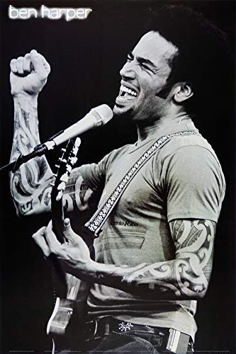 1art1 Ben Harper Poster Live (4407) Plakat | Bild 91x61 cm
