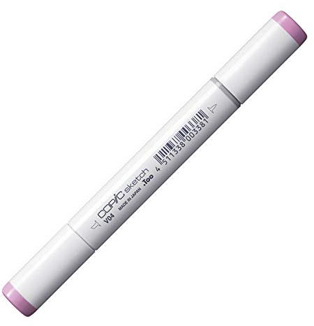 Copic Sketch Coloured Marker Pen - (V-04) Lilac, For Art & Crafts, Colouring, Graphics, Highlighter, Design, Anime, Professional & Beginners, Art Supplies & Colouring Books