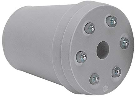 Krückenkapsel mit Spikes 20mm grau(Ossenberg), Zubehör für Gehstöcke und Unterarmgehstützen
