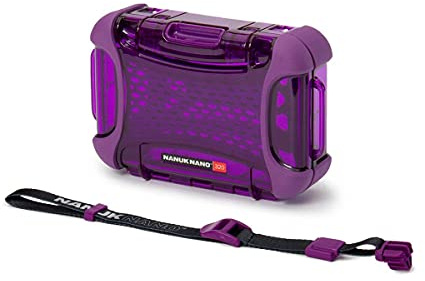 Nanuk 320-0013 Nano Series Waterproof Medium Hard Case for Phones, Cameras and Electronics (Purple)