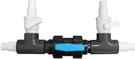 EDG - Kit by Pass Piscine Diamètre 32 38 mm - Chauffage Pompe A Chaleur Piscine - Diamètre 32 et 38 mm Spécial Tuyaux Souple Flottant