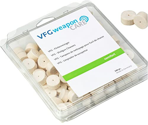 VFG Flintenreiniger COMFORT Kal. 12 - 100 Stück - Filzreiniger