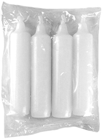 Pinnacle Peak Trading Company 4 White 22mm Diameter German Christmas Pyramid Candles