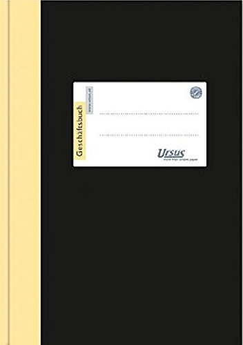 URSUS Geschäftsbuch, CF 80g/qm, 2921B96L/608352, weiß, liniert, 96 Blatt, DINA4