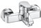 Roca A5A0290C00 Mezclador Baño y Ducha, Colección Atlas, Cromado