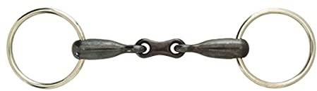 Korsteel Sweet Iron French Link Loose Ring Snaffle Bit, 5.5