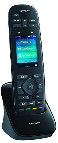 Logitech HARMONY ULTIMATE ONE Universalfernbedienung, Ersetzt bis zu 15 Fernbedienungen, Farbdisplay, Unterstützt mehr als 225.000 Geräte - Schwarz