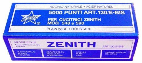 ZENITH Heftklammern 130/E bis Stahl 6er Pack (6 x 5000 Stück)