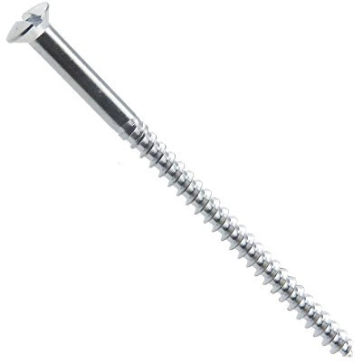 Linsensenk-Holzschraube mit Schlitz DIN 95 Messing verchromt 4 x 45-200 Stück