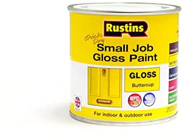 RUSTINS Small Job Gloss Paint Buttercup 250ml