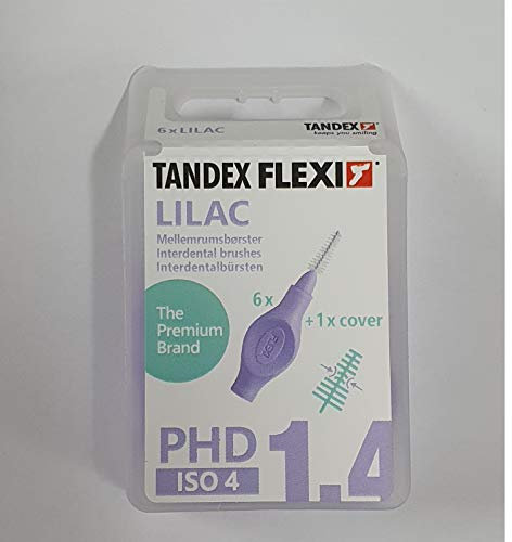 Tandex Flexi Interdentalbürsten lila x-fine, 6 Stück